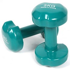 BANSUK SPORTS Style 蘋果啞鈴 綠色, 5kg, 2個