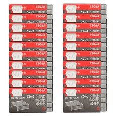 Analog Life 釘書針補充芯 26/6號針 1000p, 20個