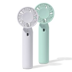 지클랜 초경량 아이스크림팬 터보 핸디선풍기 + 핸드스트랩 2종 세트, GT01(화이트), GT01(민트), 화이트, 민트