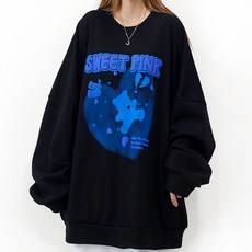 Sweet Pink 愛心浮雕大尺碼大學T