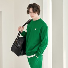 210 edit 210熊 徽章 雙面 圓領 大學T