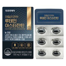 Chunho Ncare Daily Core 葉黃素蝦紅素 30入, 1盒, 500mg