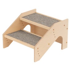 라뜰리에드보아 반려동물 걍계단포 2단 높이조절 계단, 회색, 1개