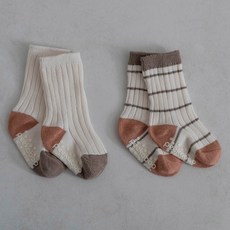 피카부 아동용 젤라또 양말 2종 세트