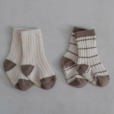PEEKABOO 童款Gelato羅紋長襪兩雙組