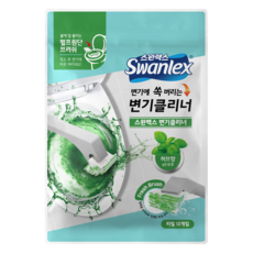SWANLEX 可沖式馬桶清潔劑 草本香 12入, 1個, 混色