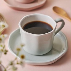 L'assiette 荷葉邊咖啡杯 S, 1個, 天空薄荷