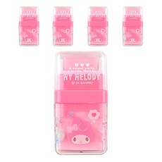 Sanrio 三麗鷗 滾輪橡皮擦 美樂蒂, 粉紅色, 5個