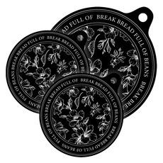 Peripia電磁爐墊 Bloom小+中+大組, 1組, 黑色