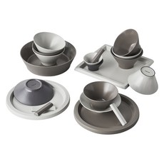 odense Node 4人餐具組 20件, 混合色, 8種餐具