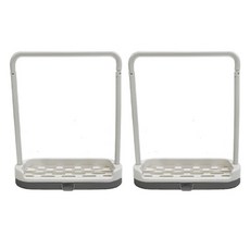 ThinkPick 抹布菜瓜布晾乾架 2入, 灰色, 2個