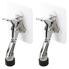 Cortex無打孔門擋固定式馬蹄 白色, 2個