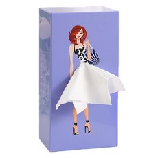 unheve 女士面紙盒, 1個, 05.紫藍色