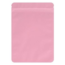 마켓감성 해피지퍼 포장 가방, 핑크, 100개