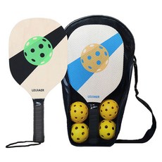 Regail Solving 撥球槳 2p + 球袋 + 球 4p 初學者網球拍套裝, 藍色+綠色混合, 1組