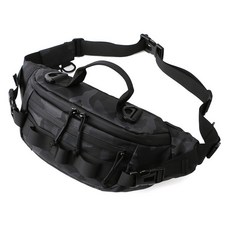 Hisplan 路亞釣魚腰包/單肩包, 黑色