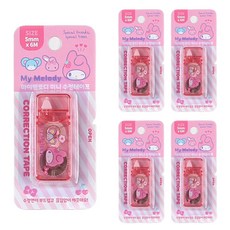 三麗鷗角色 迷你修正帶, 5個, 美樂蒂