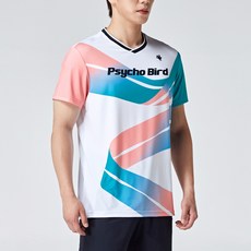 peggynco 男性 Psycho Bird 機能性運動服 短袖T恤 PSY-5015