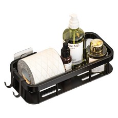 모나코올리브 블랙엣지 다용도 선반 스퀘어, 블랙, 1개