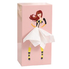 unheve 女士面紙盒, 1個, 02.粉紅色