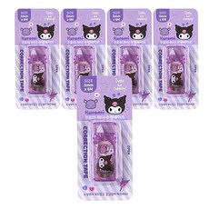 三麗鷗迷你修正帶 酷洛米, 5個, 紫色