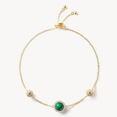 LOLA ROSE 女性Heliocentric孔雀石原石吊墜手鍊 LR80606