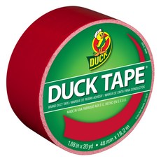DUCK TAPE 彩色膠帶 紅色, 1個