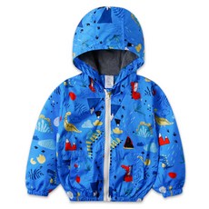兒童恐龍防風外套