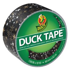 DUCK TAPE 設計膠帶 金色星星, 1個, 單一
