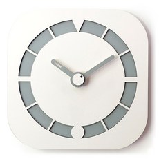 Lumia Simple Ave 靜音掛鐘, 灰色