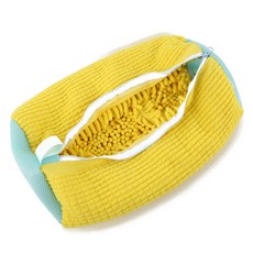 Meo 家用運動鞋圓筒形洗衣袋, 1個, 黃色