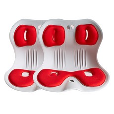 EASY&FREE Pila Chair 姿勢矯正椅 一體成型 2入, 簡約紅