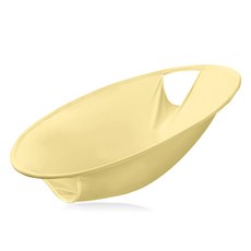 Meo 家用可折疊便攜式洗衣移動收納髒衣網籃, 1個, 檸檬黃