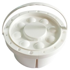 아이나라 화이트 팔레트 물통, 1개, 8칸