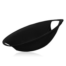 MEO 家用可折疊便攜式洗衣移動收納髒衣網籃, 1個, 黑色