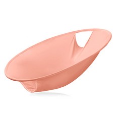 MEO 家用可折疊便攜式洗衣移動收納髒衣網籃, 1個, 淺粉色