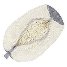 Meo 家用鞋子運動鞋圓筒形清洗洗衣袋, 1個, 象牙白
