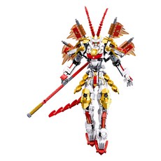 Sluban 龍族 齊天大聖 機器人 科技 樂高相容積木 1048pcs 1058, 1個