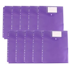 Allode 半透明A4文件夾, TYPE06紫色, 10個
