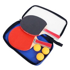Solve Living桌球拍 2入+球 3入+收納袋組, 1組, 單品