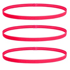 얼리포츠 스포츠 헤어 밴드 띠, 핑크, 3개
