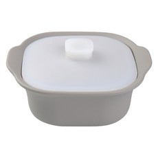 미세스홈 플래티늄 실리콘 냄비 L 1200ml, 1개, 그레이