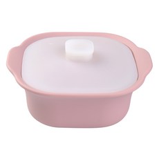 미세스홈 플래티늄 실리콘 냄비 L 1200ml, 1개, 핑크