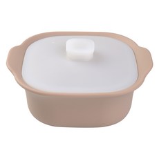 Mrs. Home 鉑金矽膠鍋 L 1200ml, 1個, 沙米色