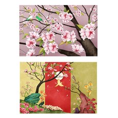 孝順拼圖風俗畫系列 2種組, 12 / 13 花鳥畫, 35件