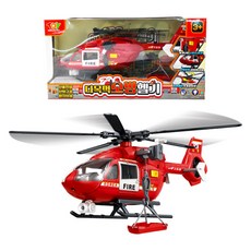 多功能消防直升機玩具, 混合顏色, 1個