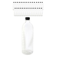 서울패키지 다용도 일회용 페트 공병 블랙캡, 32개, 900ml