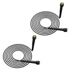 째째마켓 輕量競速健身跳繩 ERC, 黑色(ERC-5), 2個