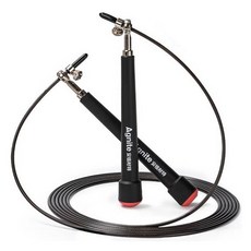 agnite JjaeJjae Market 培林競速鋼絲跳繩 ERC, 黑色(ERC-1), 1個