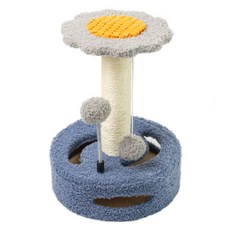 업앤고 고양이 기둥형 스크래처, 블루 + 그레이(L), 1개